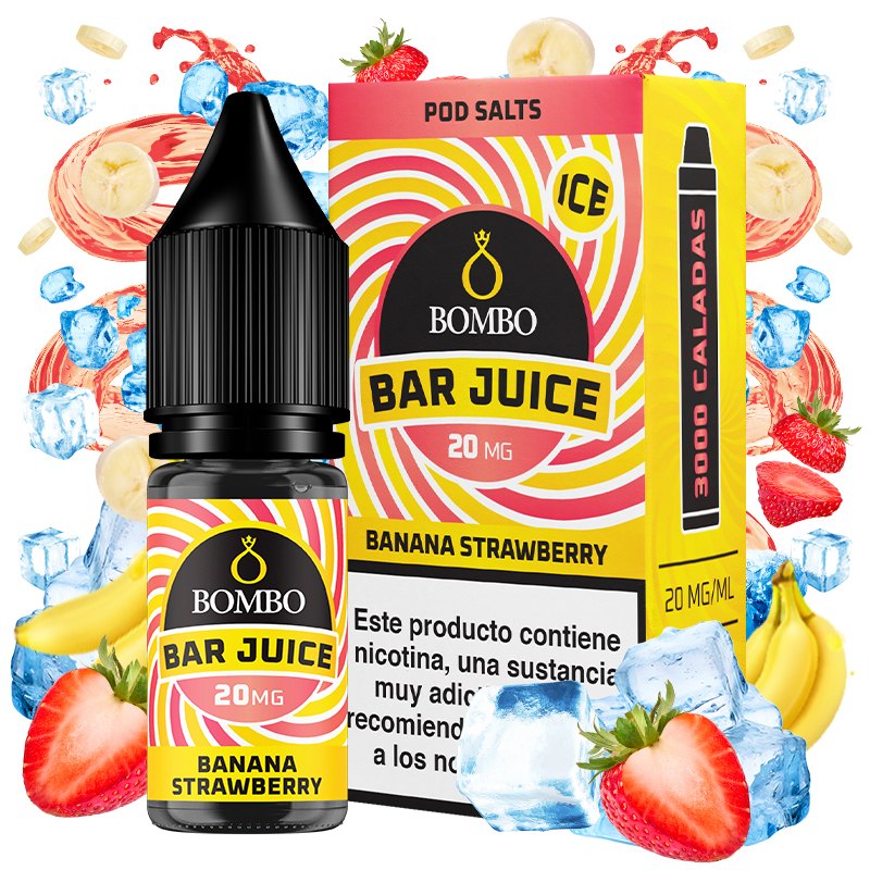 Bombo Banana Strawberry Ice 10ml - Bombo Bar Juice