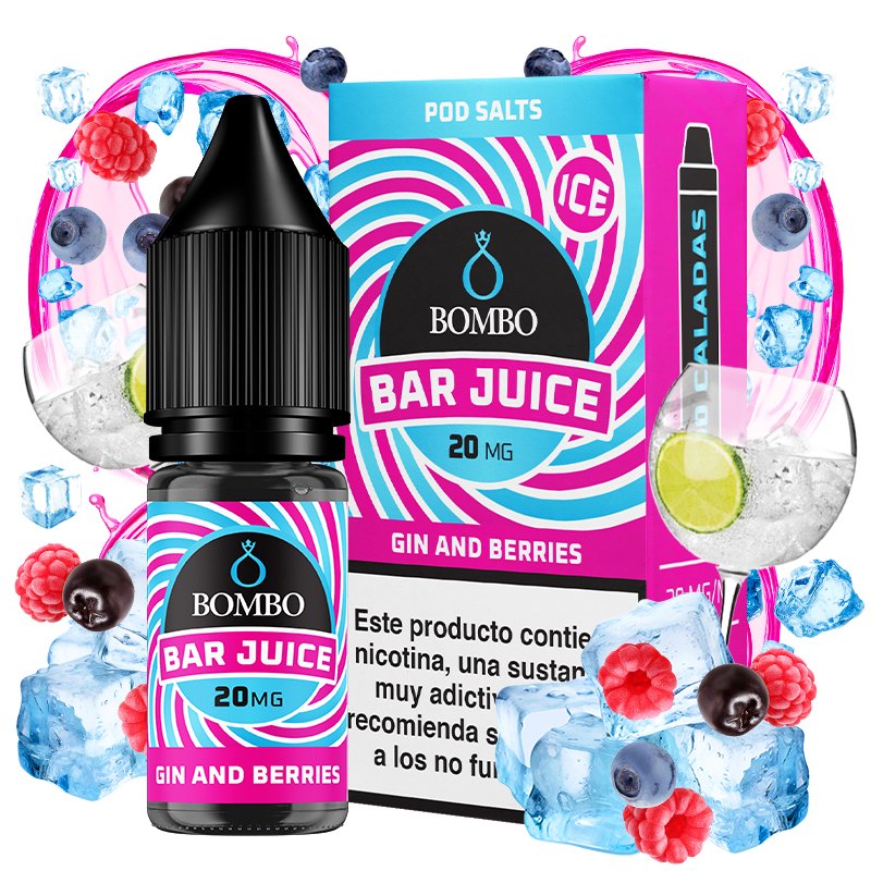 Bombo Gin & Berries Ice 10ml - Bombo Bar Juice