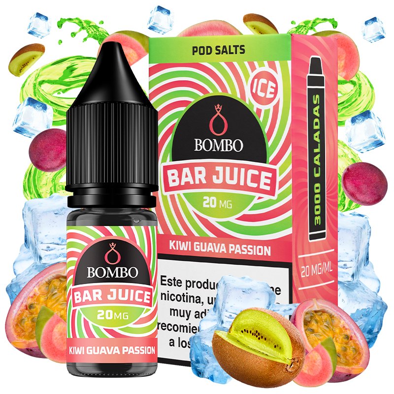 Bombo Kiwi Guava Passion Ice 10ml - Bombo Bar Juice