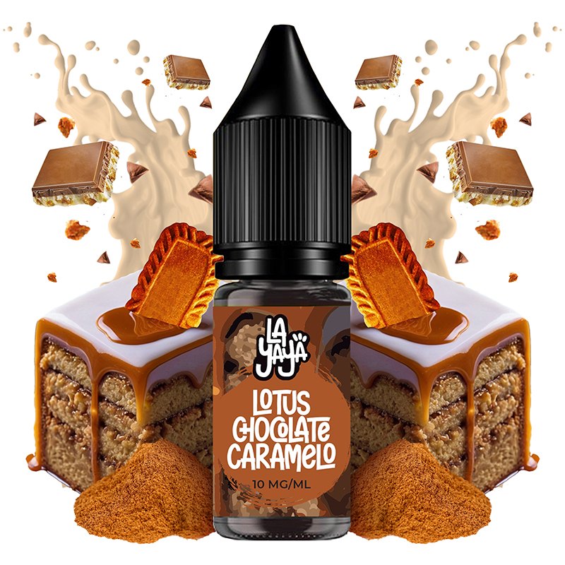 La Yaya Lotus Chocolate Caramelo 10ml - La Yaya Salt