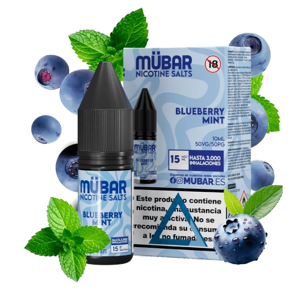 Mübar Mübar Salts Blueberry Mint 10ml