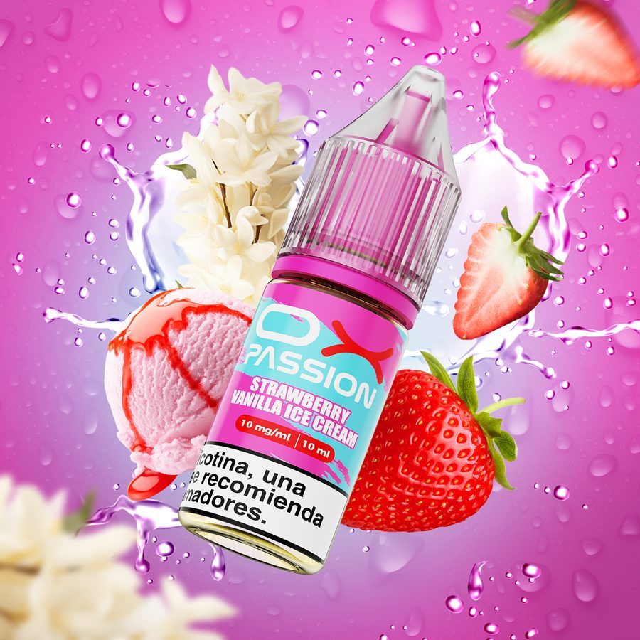 Ox Passion Oxva Ox Passion Salts Strawberry Vanilla Ice Cream 10ml