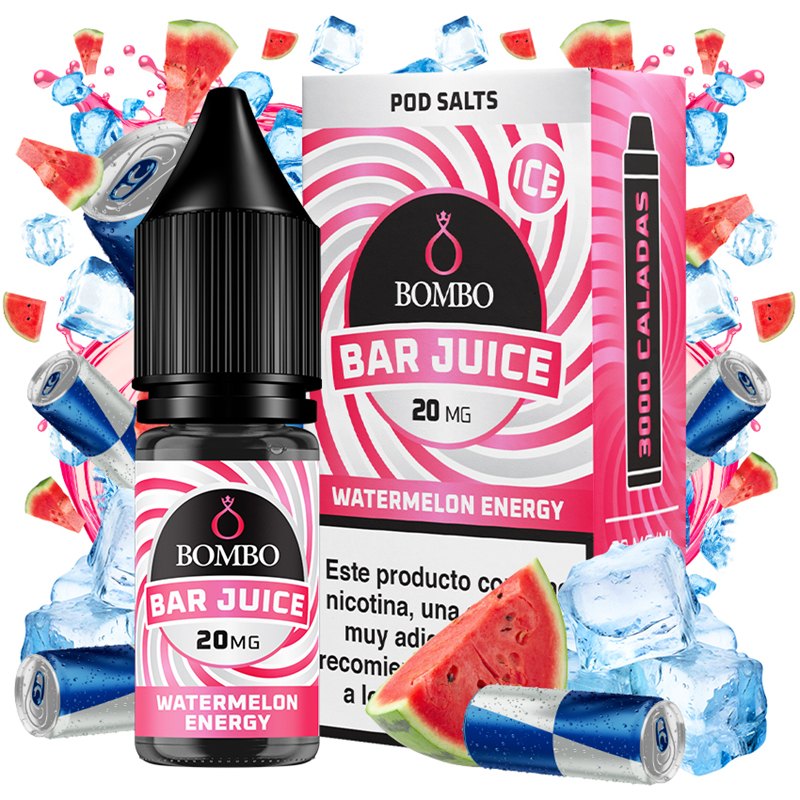 Bombo Watermelon Energy Ice 10ml - Bombo Bar Juice
